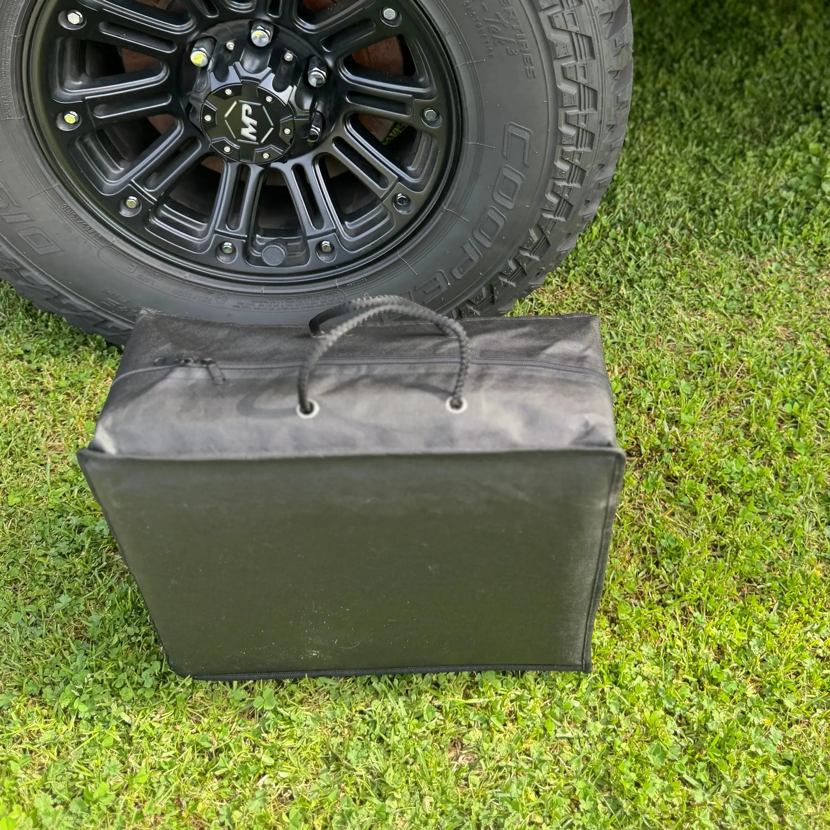 Caravan Camping Mat Classic Grey White 1.8m x 2.74m