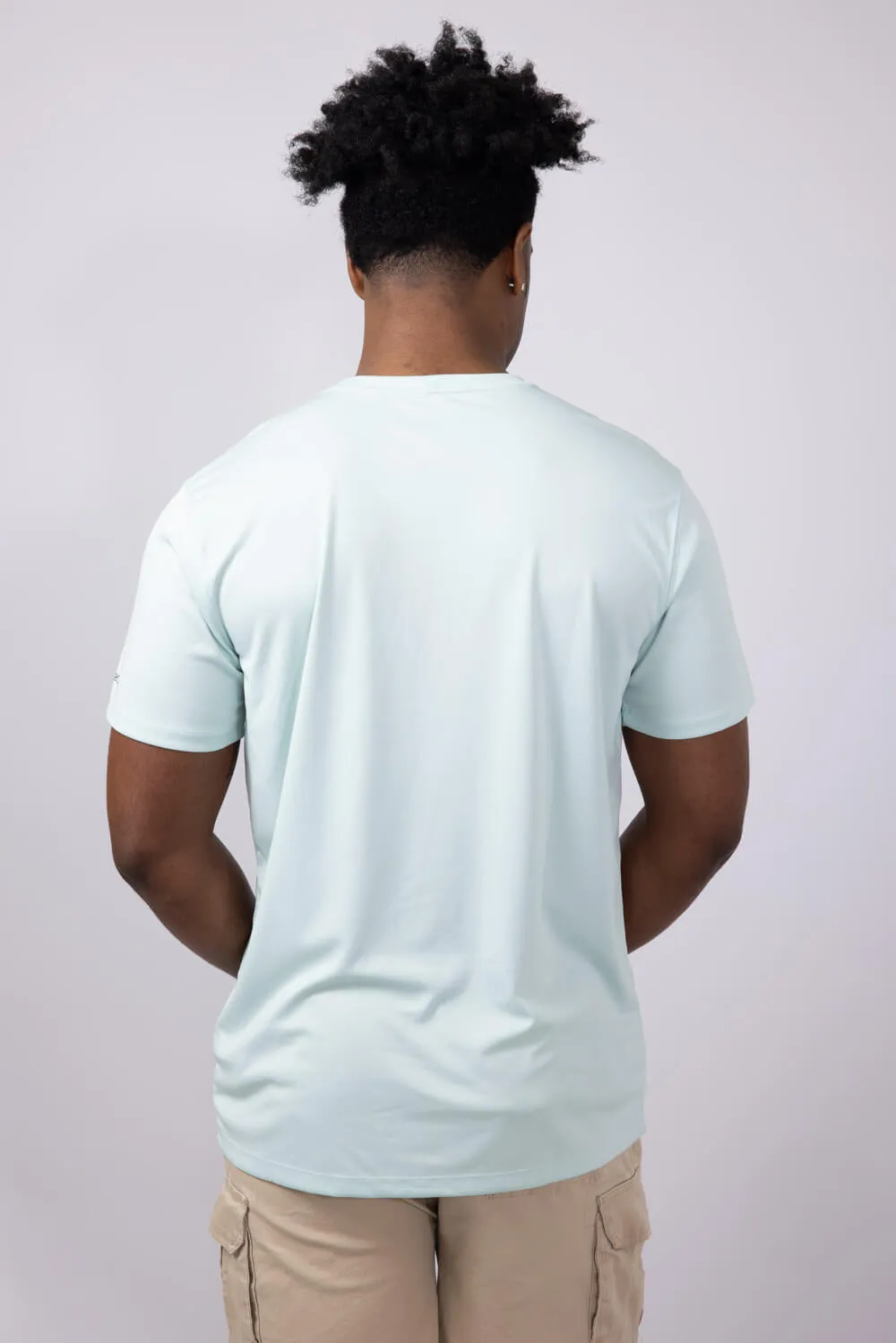 Carhartt Force Sun Lightweight Logo Graphic T-Shirt for Men in Mint | 106163-GH4-SKY