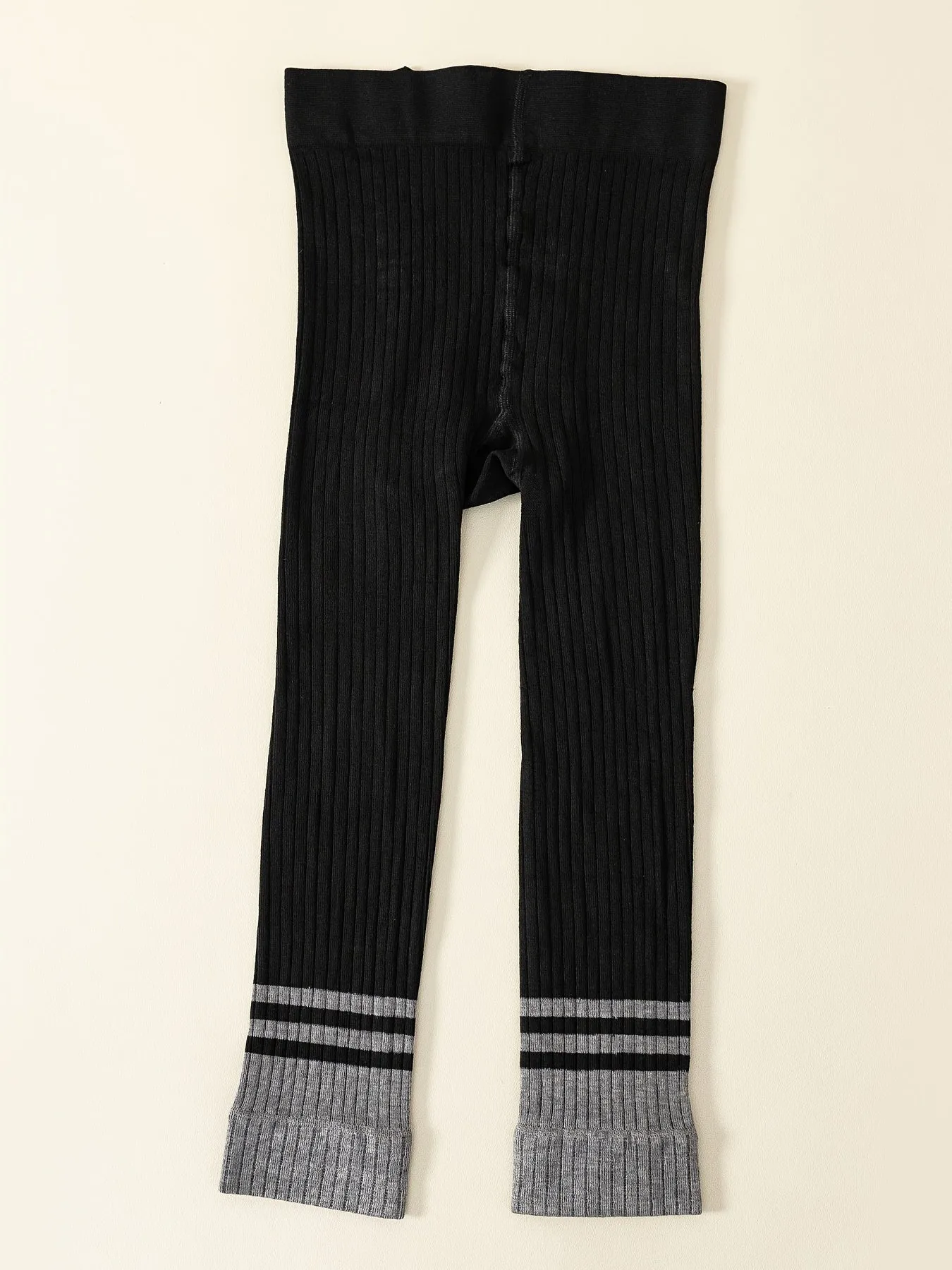 Casual Striped High Elasticity Elastic Waist Leggings