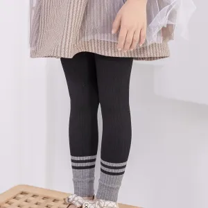 Casual Striped High Elasticity Elastic Waist Leggings
