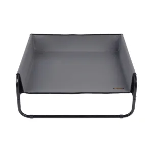 Charlie's High Walled Outdoor Trampoline Dog Bed Grey Medium