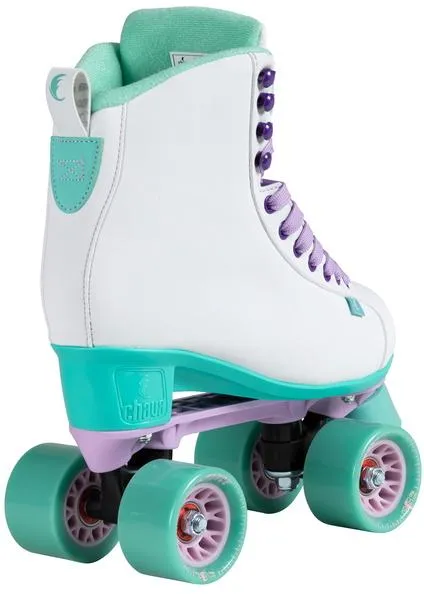 CHAYA MELROSE WHITE/TEAL ROLLER SKATES (ONLINE ONLY)