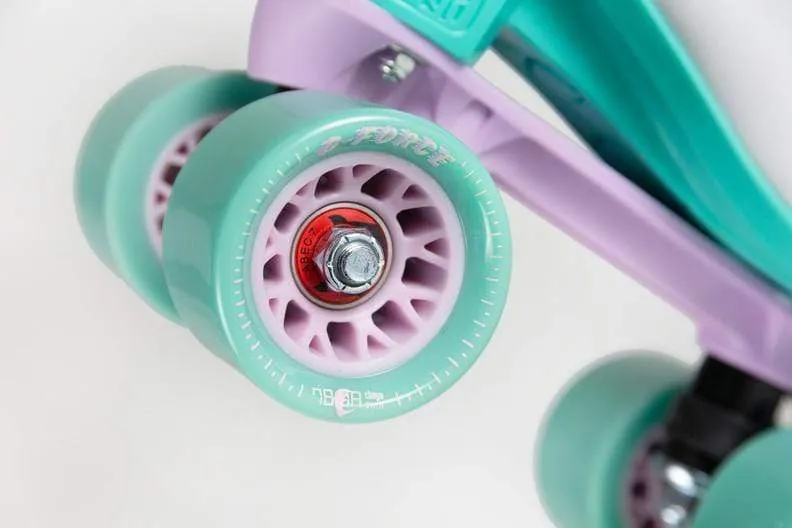 CHAYA MELROSE WHITE/TEAL ROLLER SKATES (ONLINE ONLY)