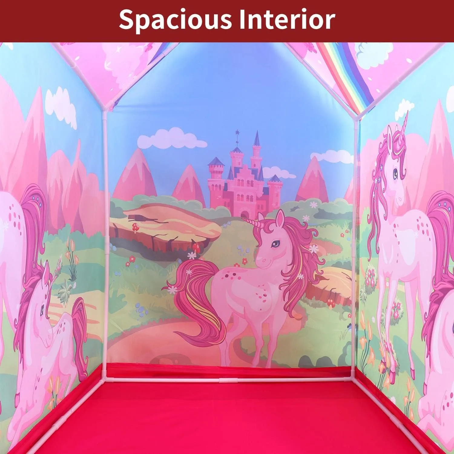 Children's Pop-Up Unicorn Playhouse Tent | Role Play Fun | Den
