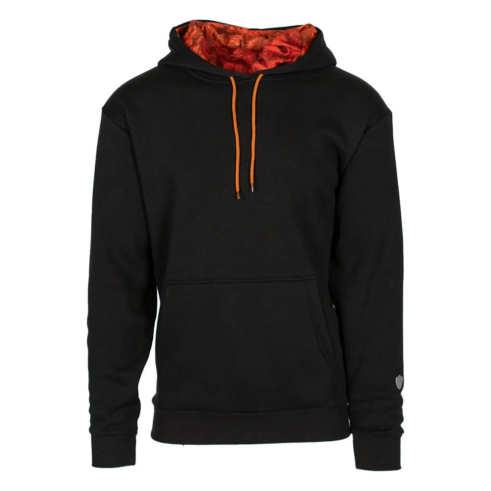 Classic Lined Hoodie | SA Forest Camo-High Vis Orange | Black