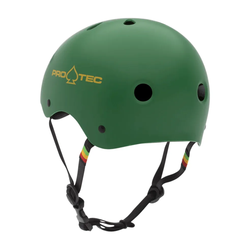 Classic Skate Helmet - Matte Rasta Green