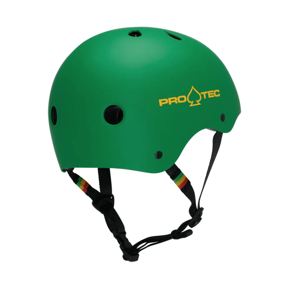 Classic Skate Helmet - Matte Rasta Green