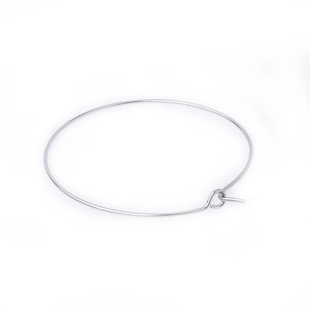Clip On Hoop Earrings Fashion earrings modern handmade clip earrings diy jewelry 3cm silver  20pcs 10178701