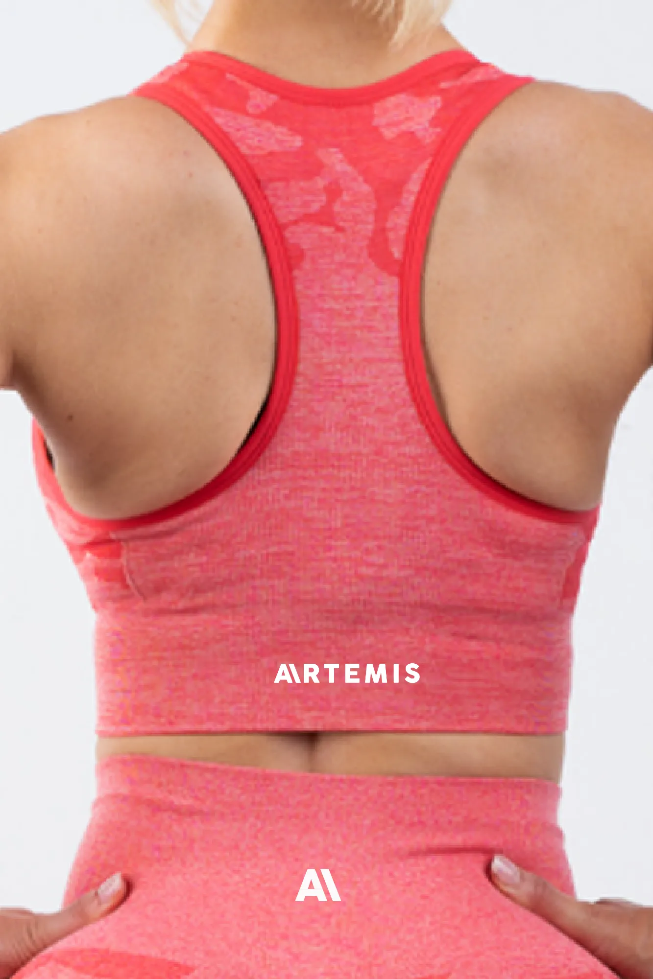 Coco Camo Sports Bra Watermelon
