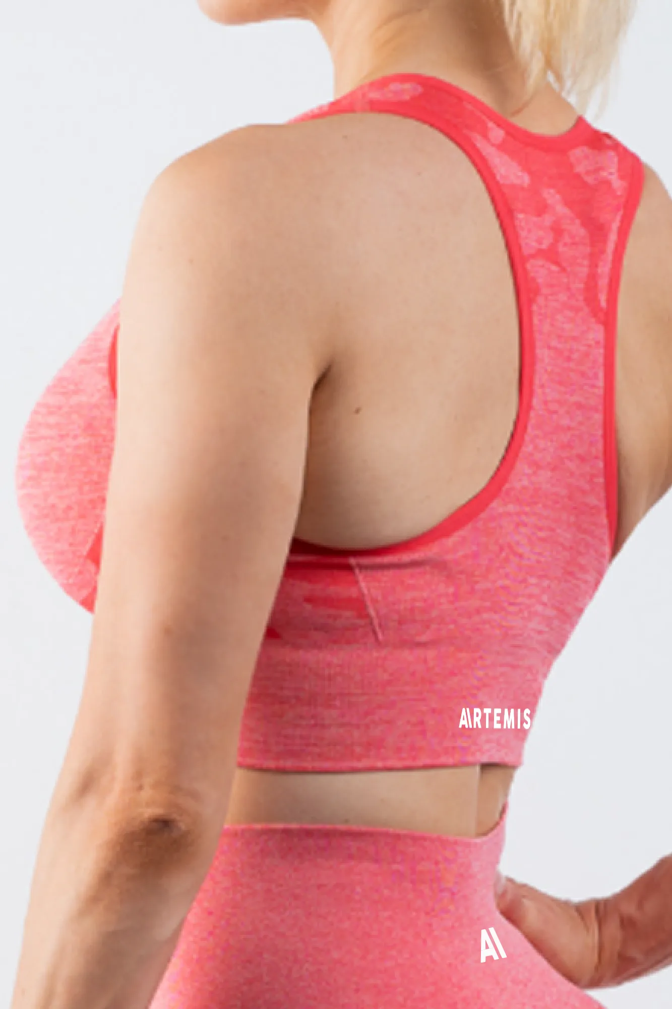 Coco Camo Sports Bra Watermelon
