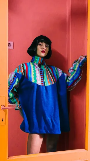 Colorful and Cozy Handmade Polar Sweatshirt