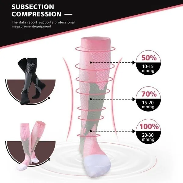 Compression Socks for Men Women Running Socks for Running Nurses Shin Splints Flight Travel