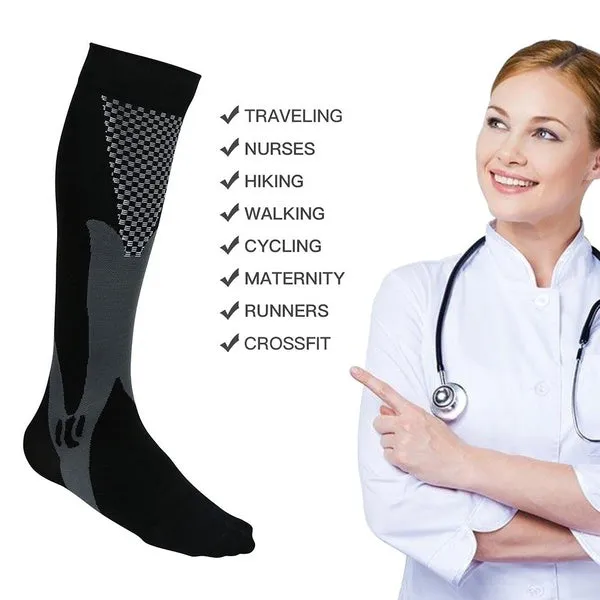 Compression Socks for Men Women Running Socks for Running Nurses Shin Splints Flight Travel
