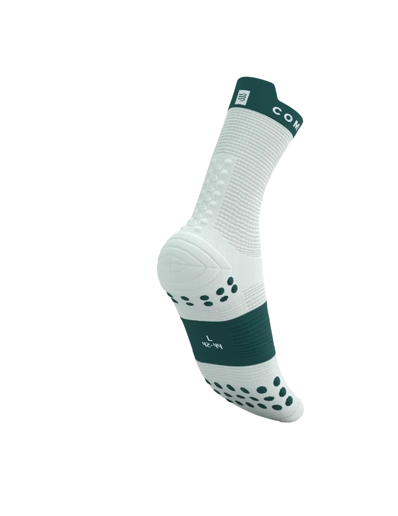 Compressport Unisex's Pro Racing Socks v4.0 Run High - Sugar/Storm