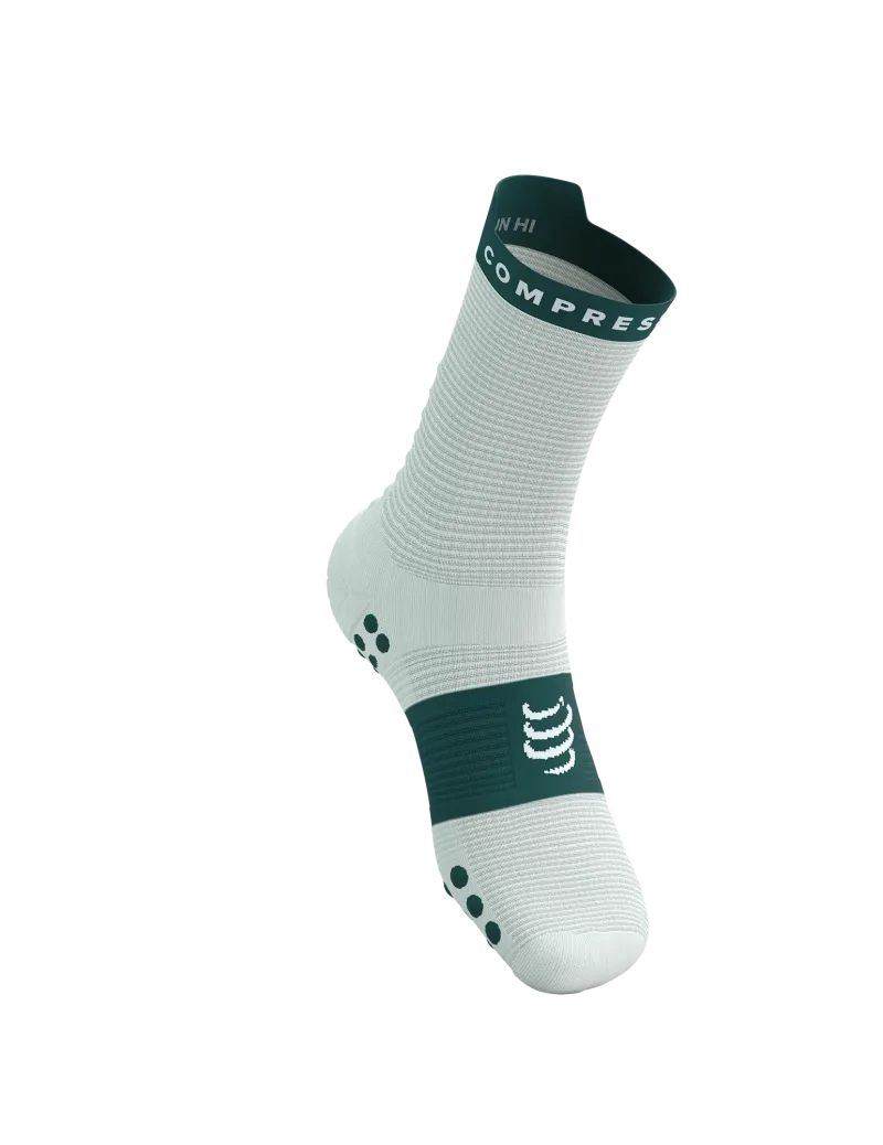 Compressport Unisex's Pro Racing Socks v4.0 Run High - Sugar/Storm