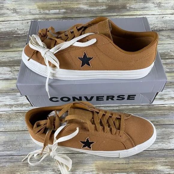 Converse Shoes Mens 10 Brown Raw Sugar One Star‎ Pro Skate 90's Street Y2K NEW