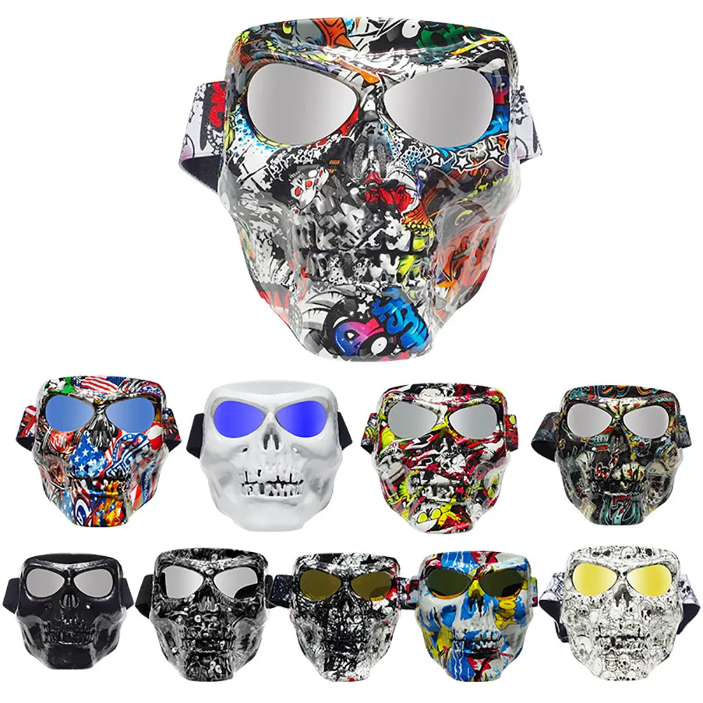 Cool  Riding Eye Protector Mask Halloween Decorative Prop 08_One size