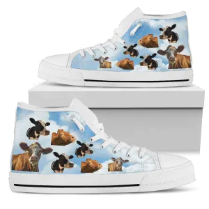 Cow Canvas Shoes