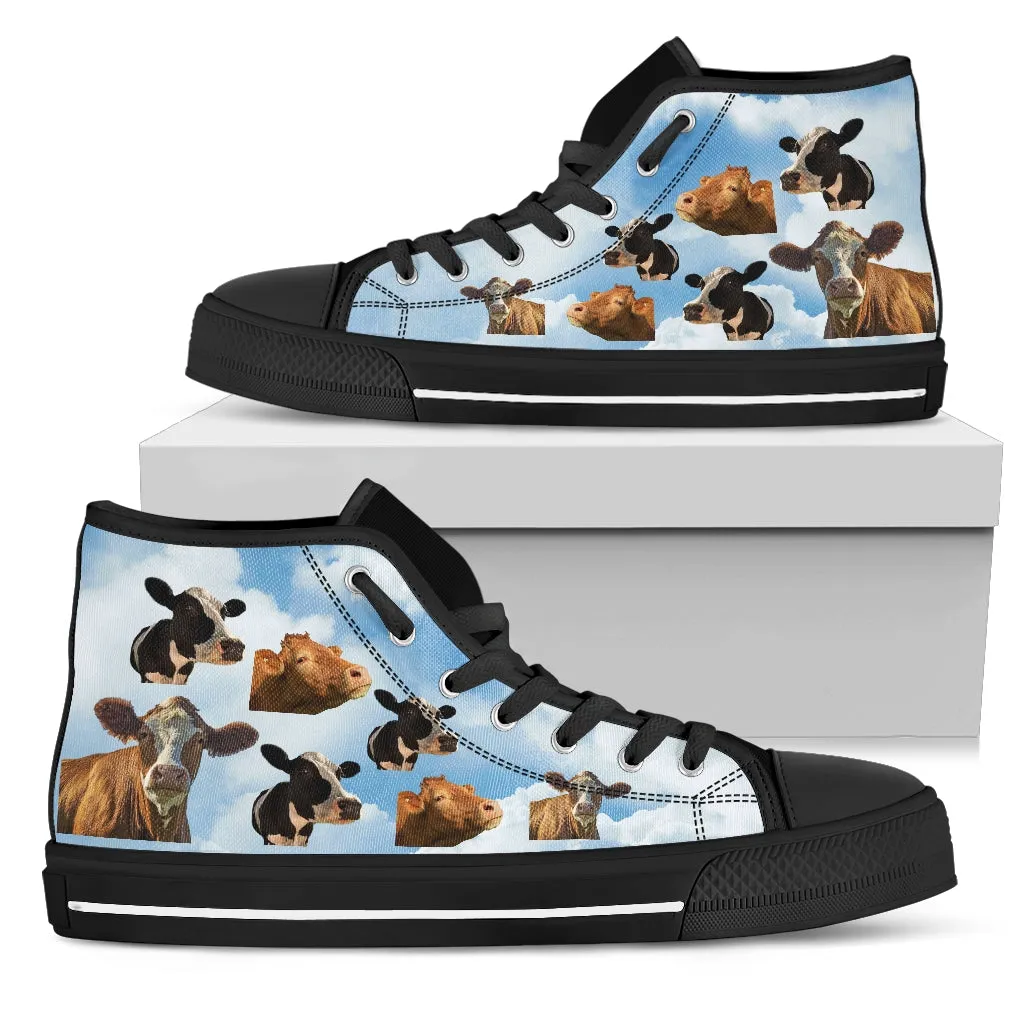 Cow Canvas Shoes