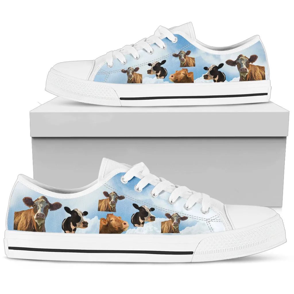 Cow Canvas Shoes