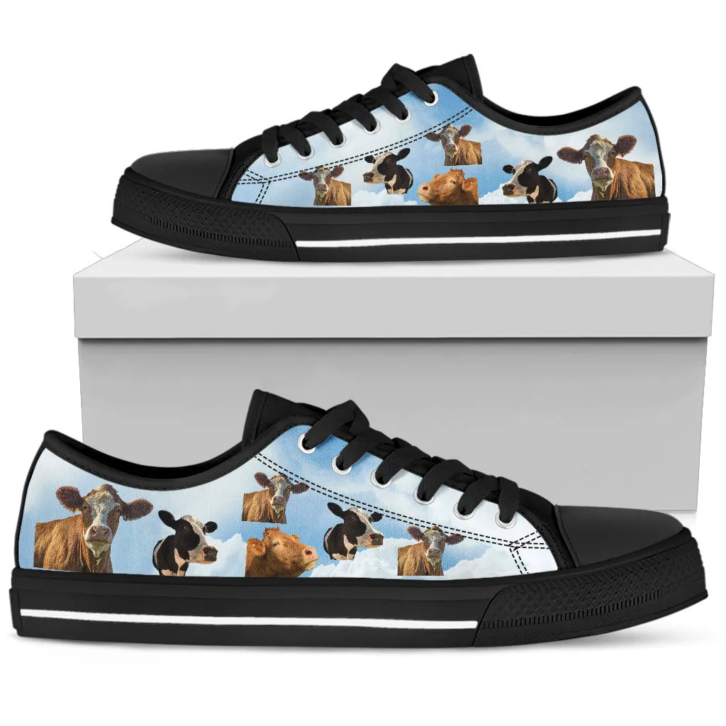 Cow Canvas Shoes