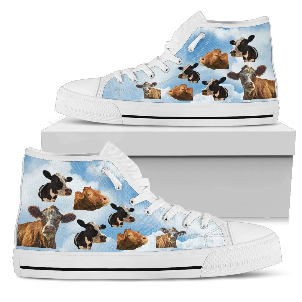 Cow Canvas Shoes