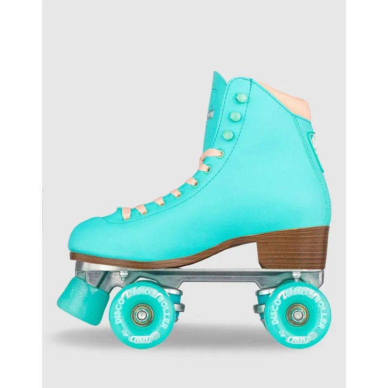 CRAZY SKATE RETRO ROLLER TEAL ROLLER SKATES