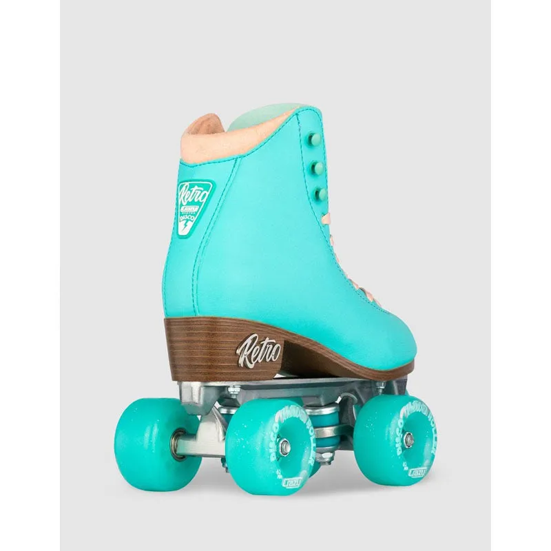 CRAZY SKATE RETRO ROLLER TEAL ROLLER SKATES