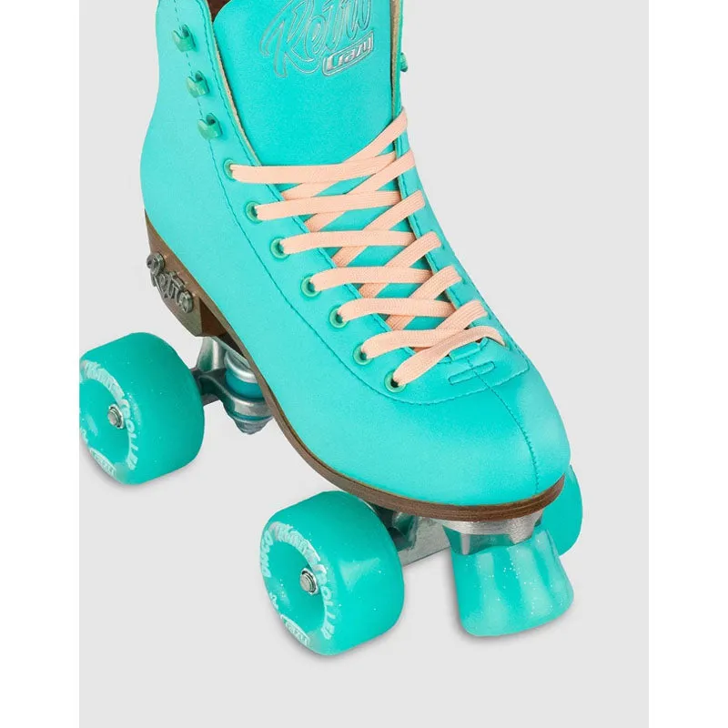 CRAZY SKATE RETRO ROLLER TEAL ROLLER SKATES