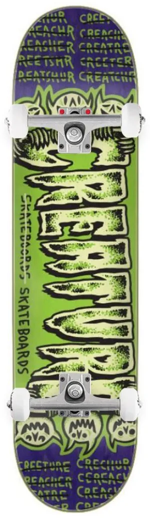 Creature Psycho Logo Sm Custom Complete Skateboard - 7.75"
