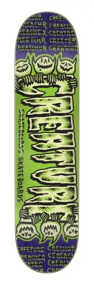 Creature Psycho Logo Sm Custom Complete Skateboard - 7.75"