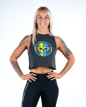 Crop Tank - NS Thaesia Skull Flag
