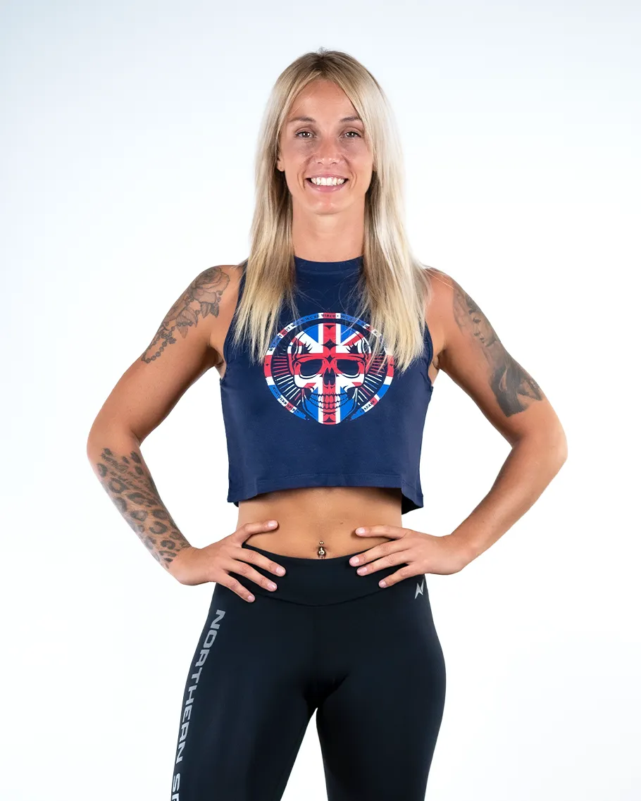 Crop Tank - NS Thaesia Skull Flag
