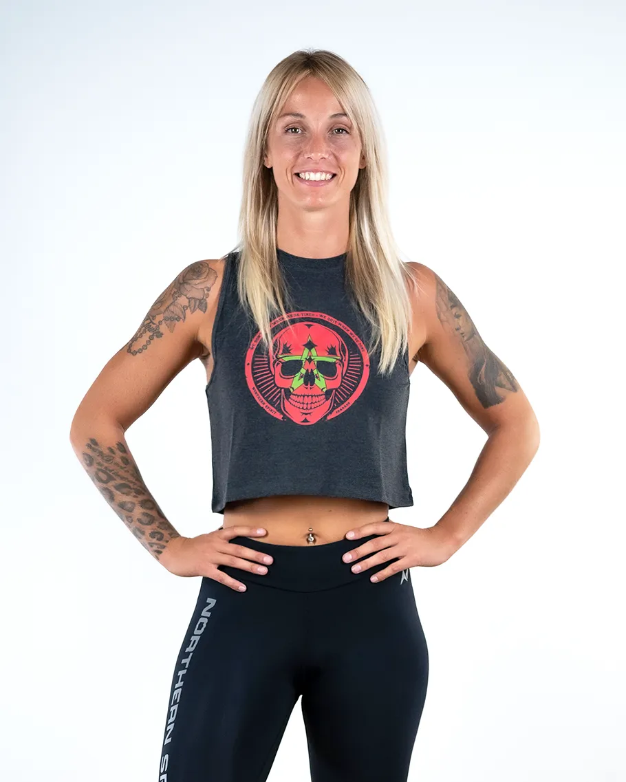 Crop Tank - NS Thaesia Skull Flag