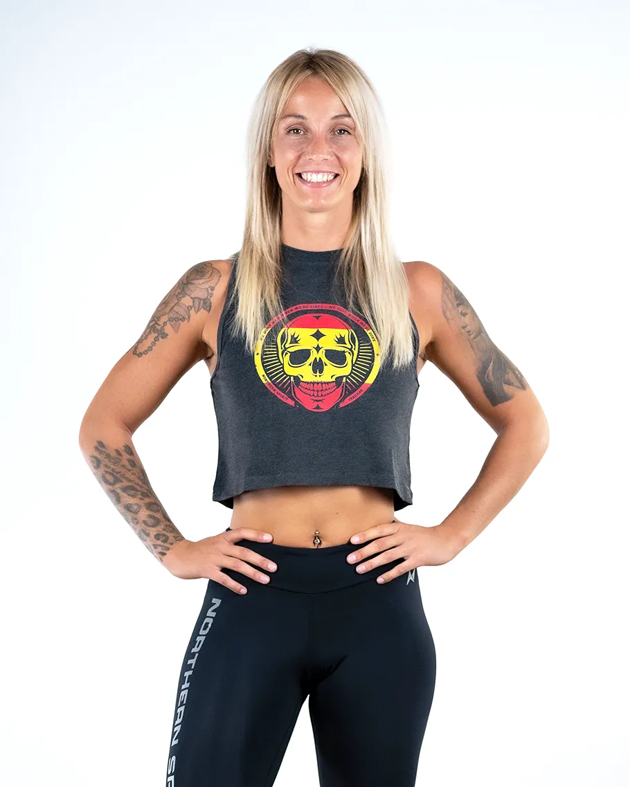 Crop Tank - NS Thaesia Skull Flag