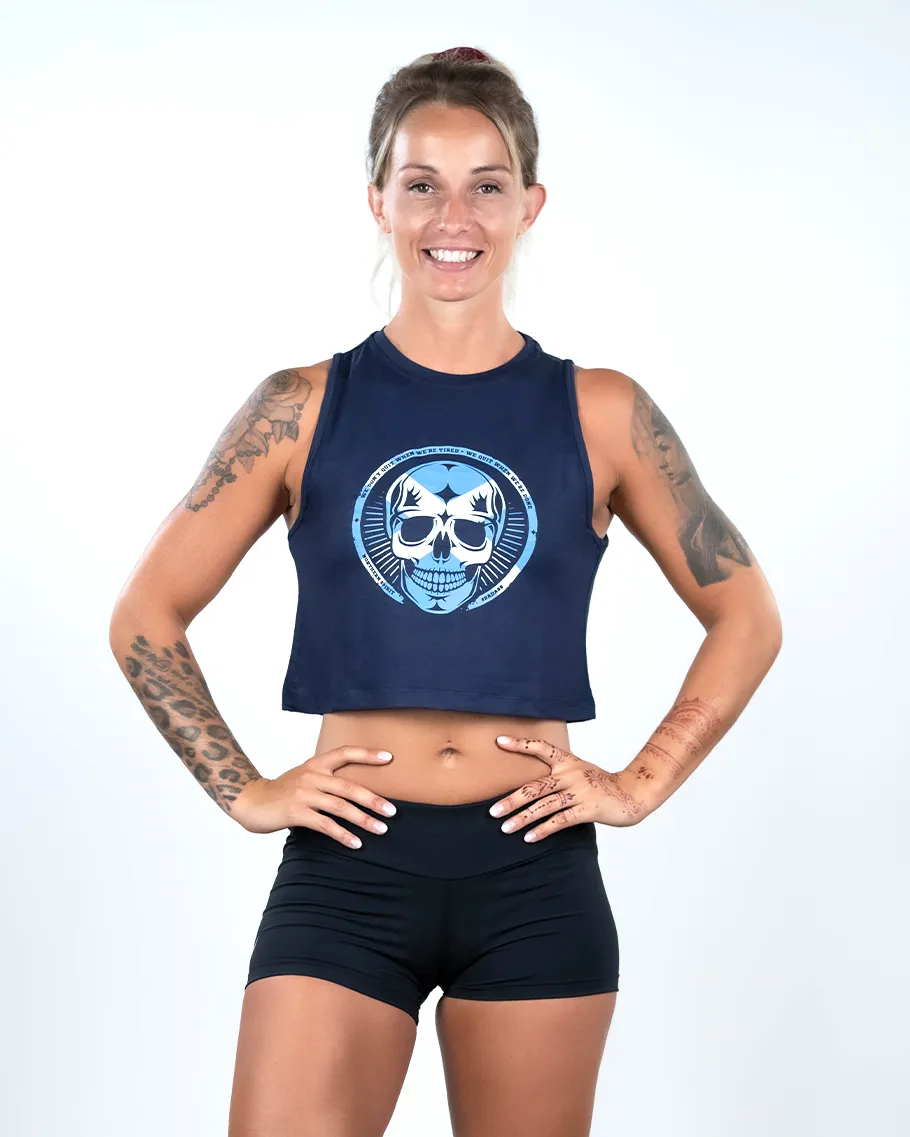 Crop Tank - NS Thaesia Skull Flag