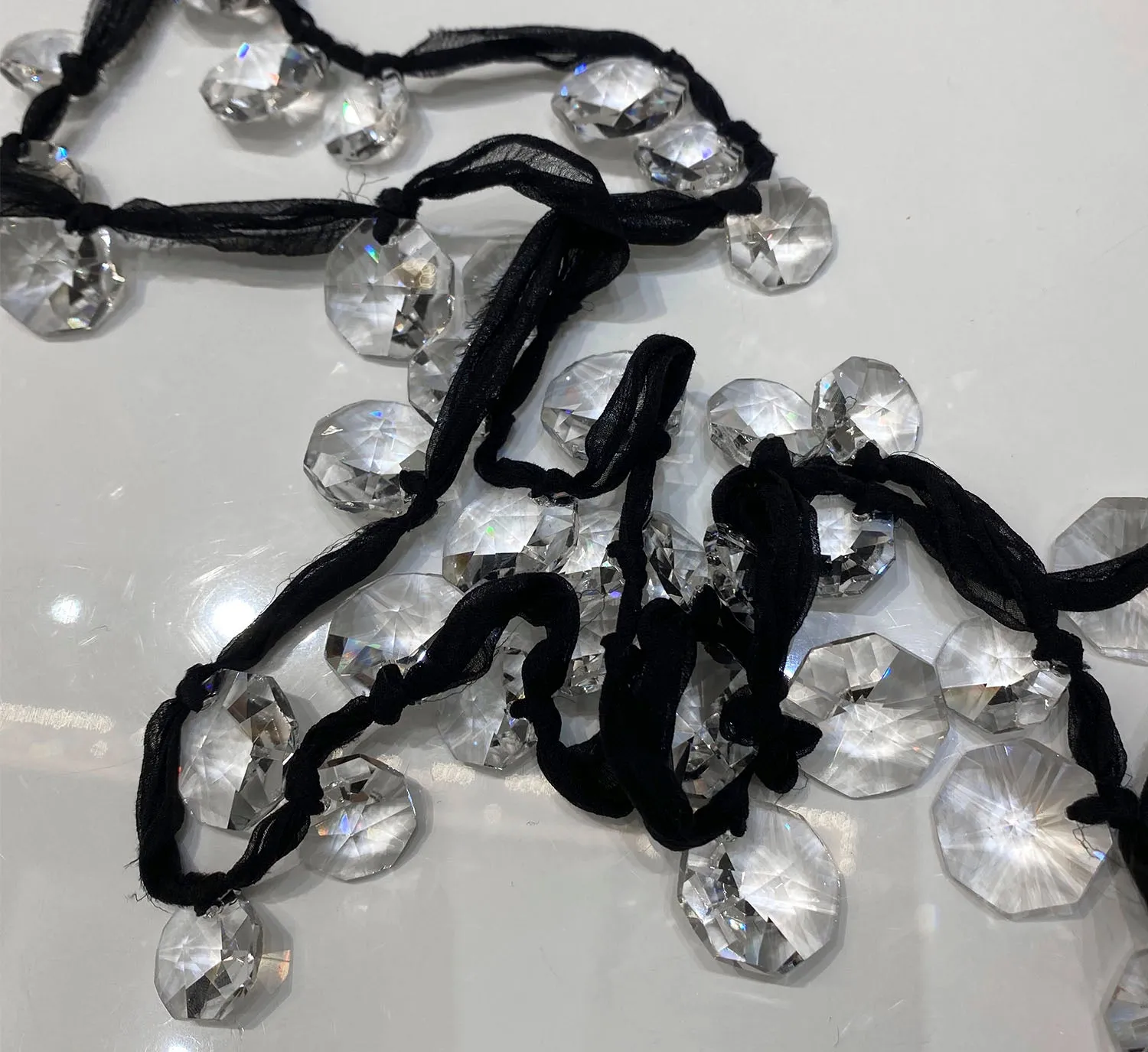 Crystal Octagon Necklace
