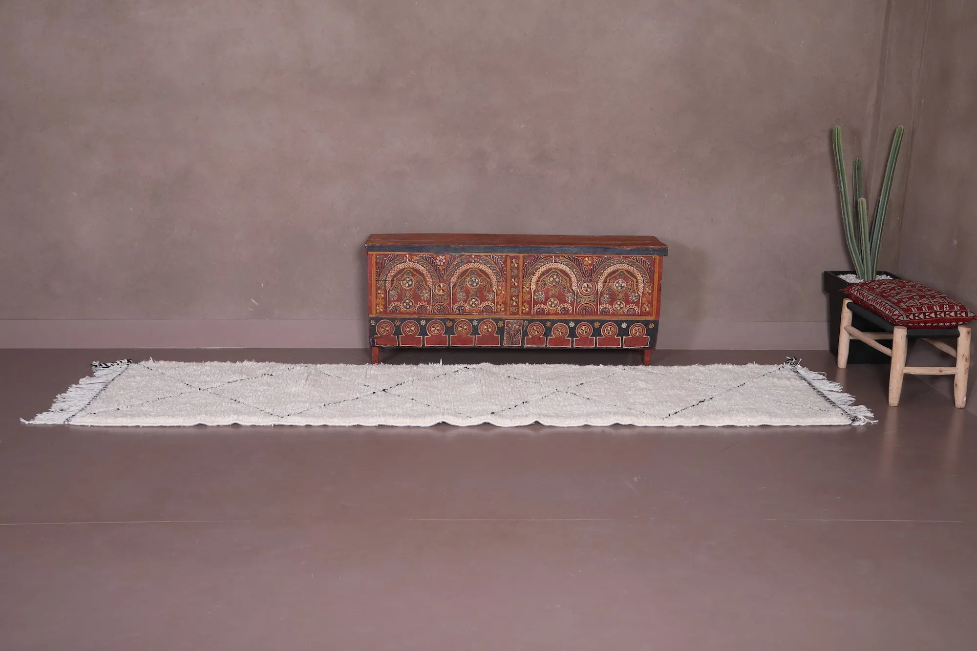 Custom area rug - Handmade Beni ourain rug - Moroccan rug