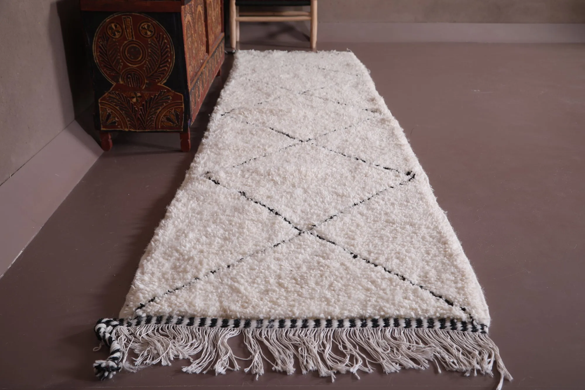 Custom area rug - Handmade Beni ourain rug - Moroccan rug