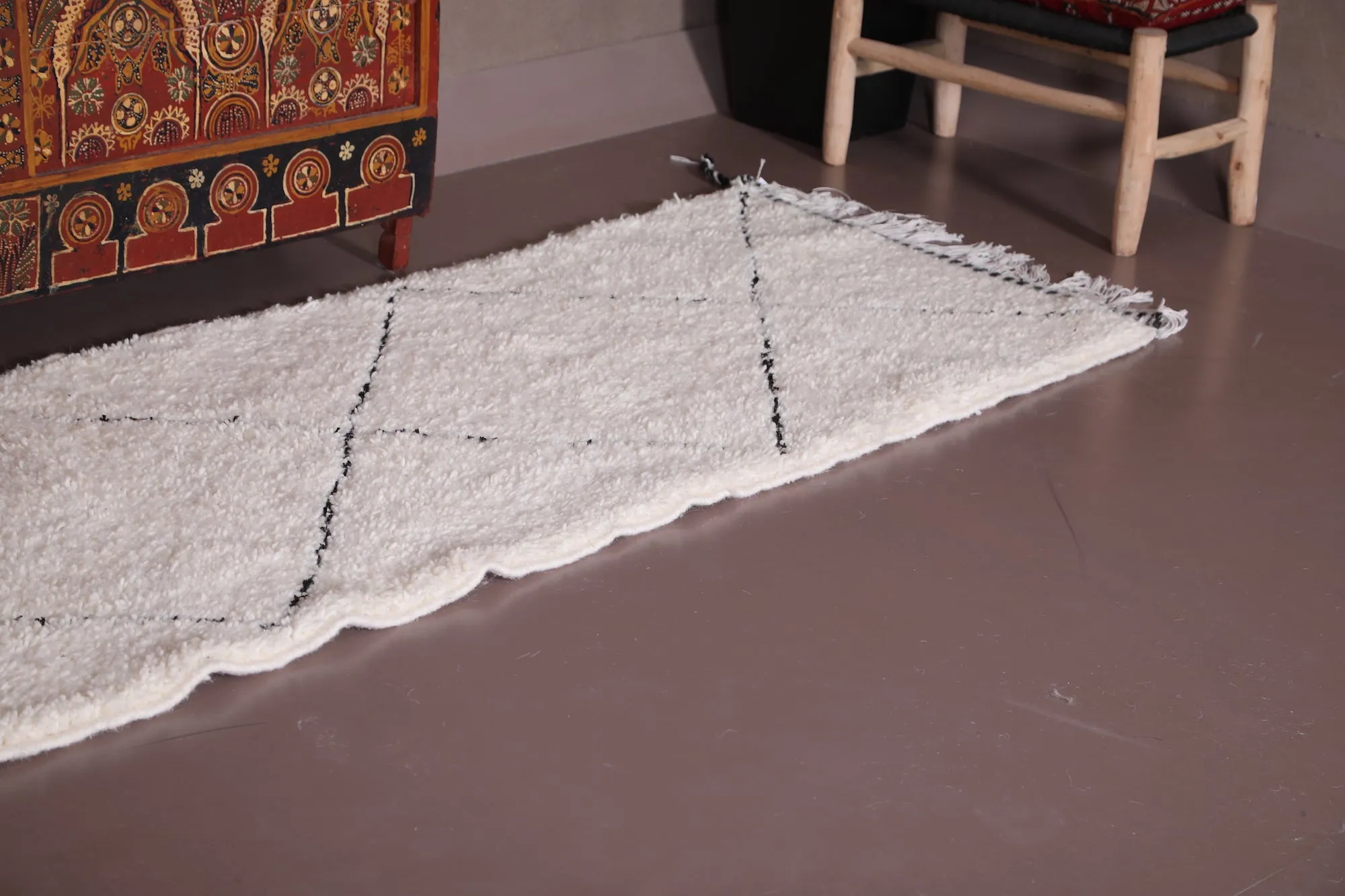Custom area rug - Handmade Beni ourain rug - Moroccan rug
