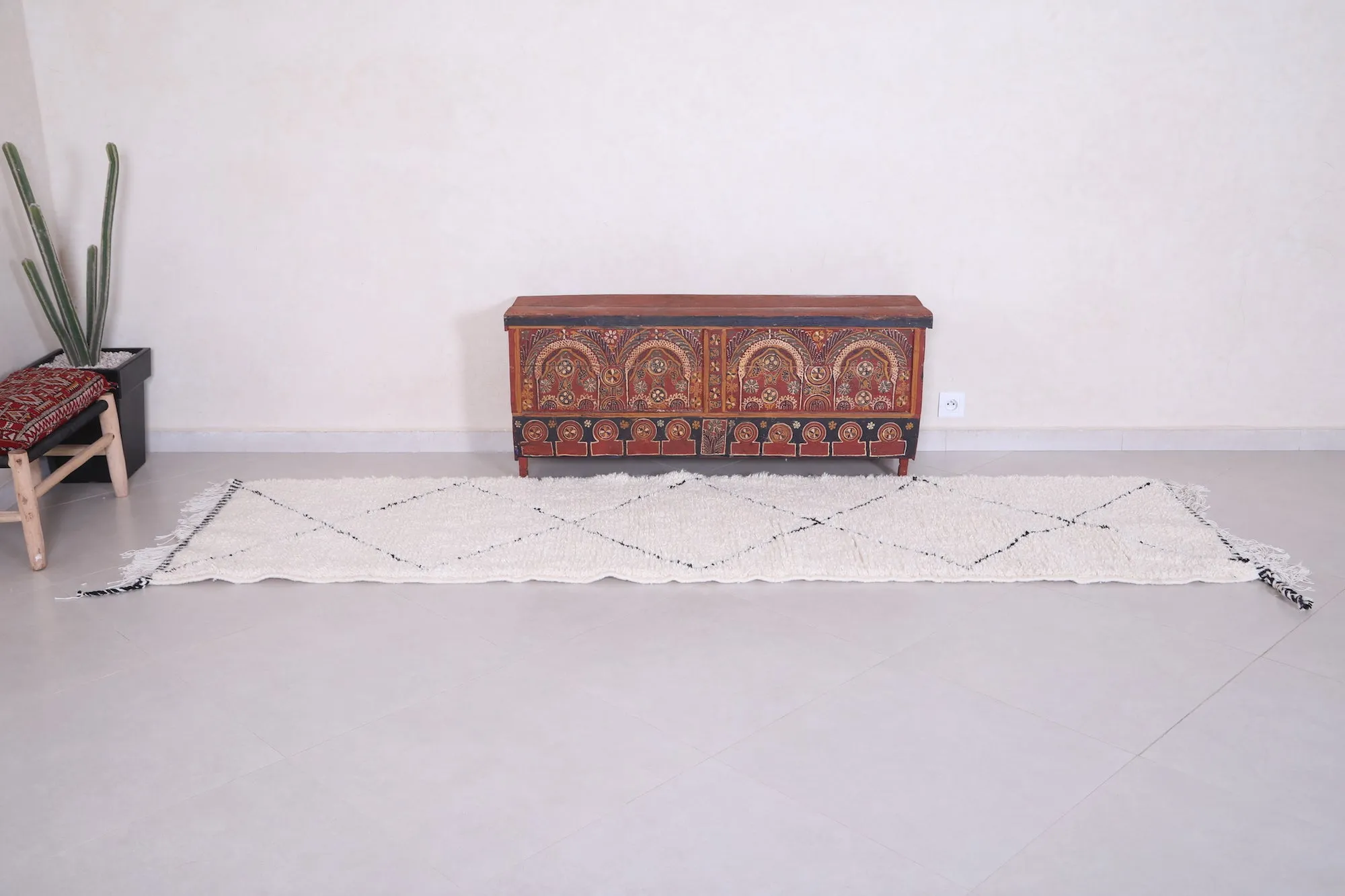 Custom area rug - Handmade Beni ourain rug - Moroccan rug