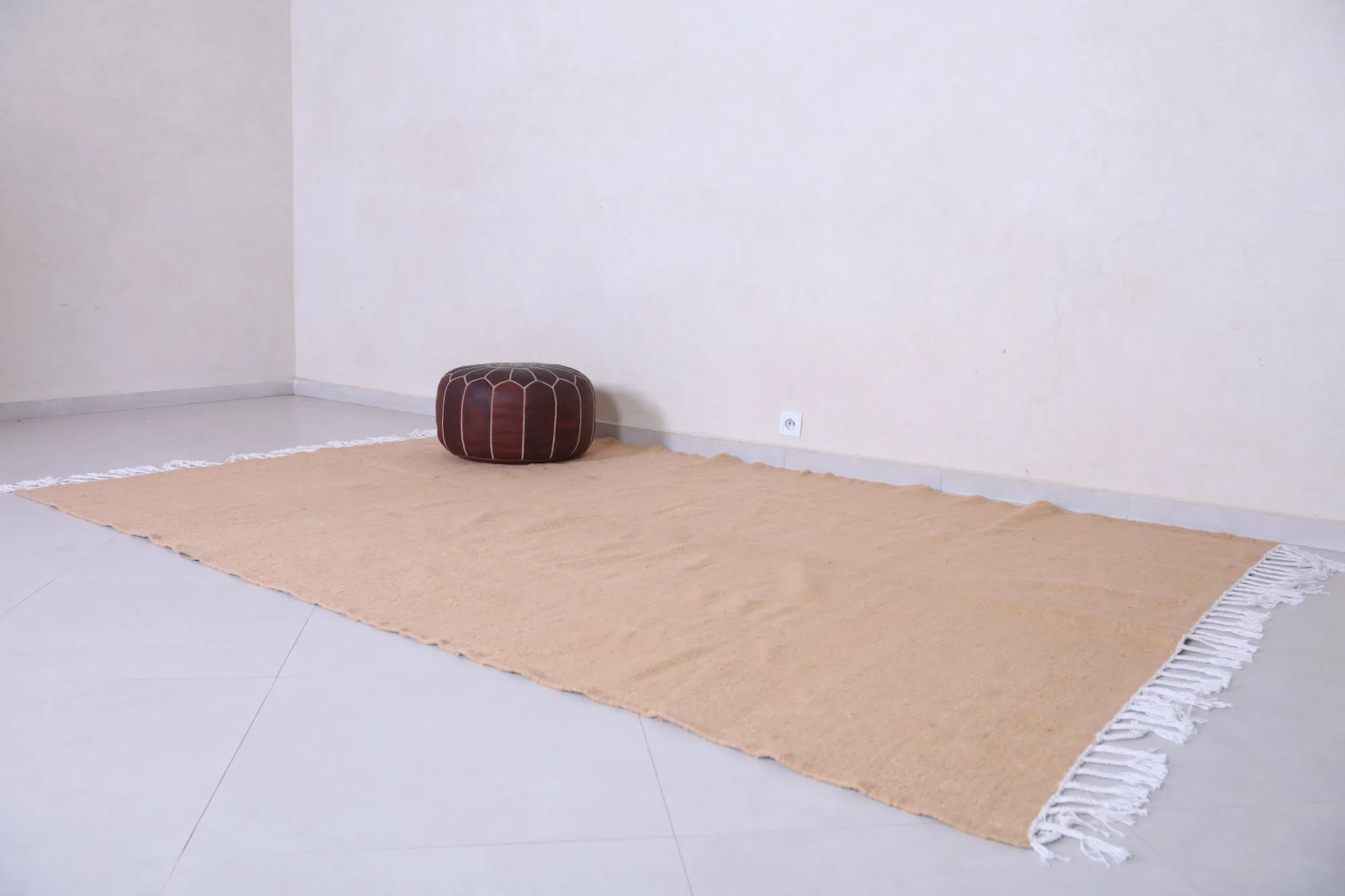 Custom area rug - Moroccan solid rug - Kilim Rug - Handmade rug