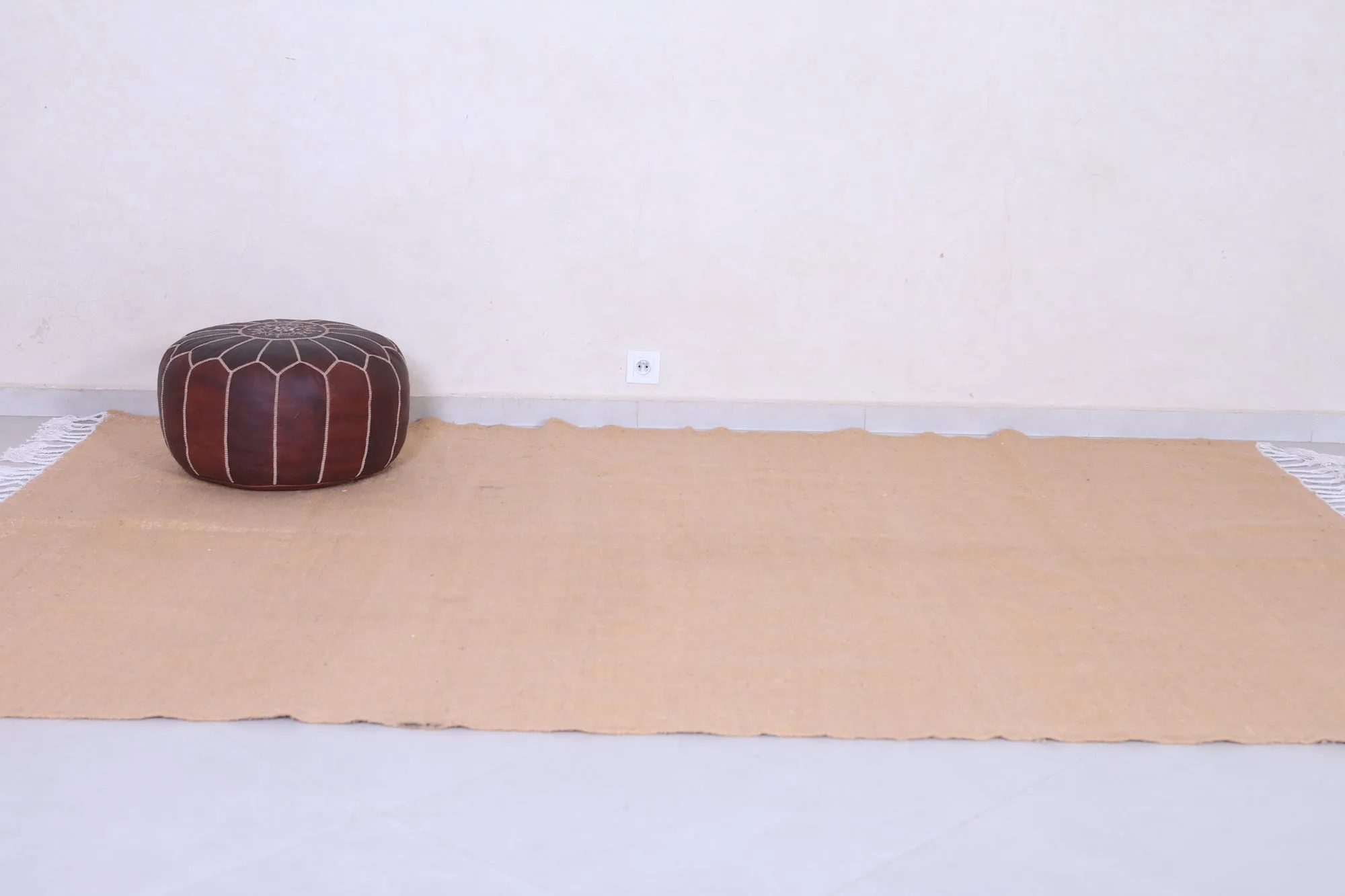 Custom area rug - Moroccan solid rug - Kilim Rug - Handmade rug