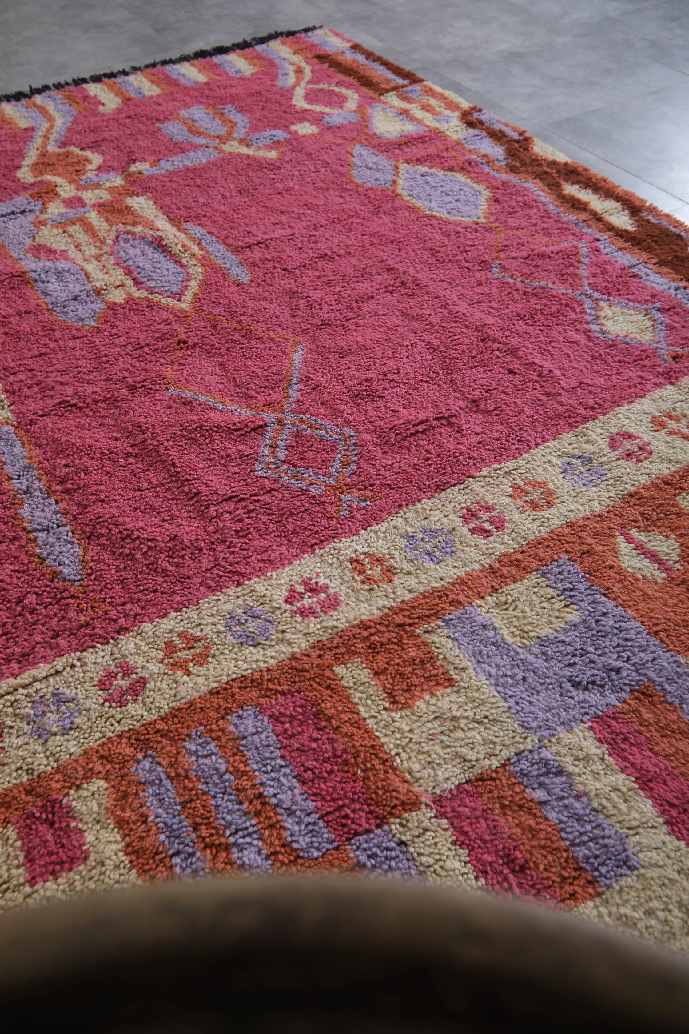 Custom Moroccan Berber rug - Authentic handmade Beni ourain rug