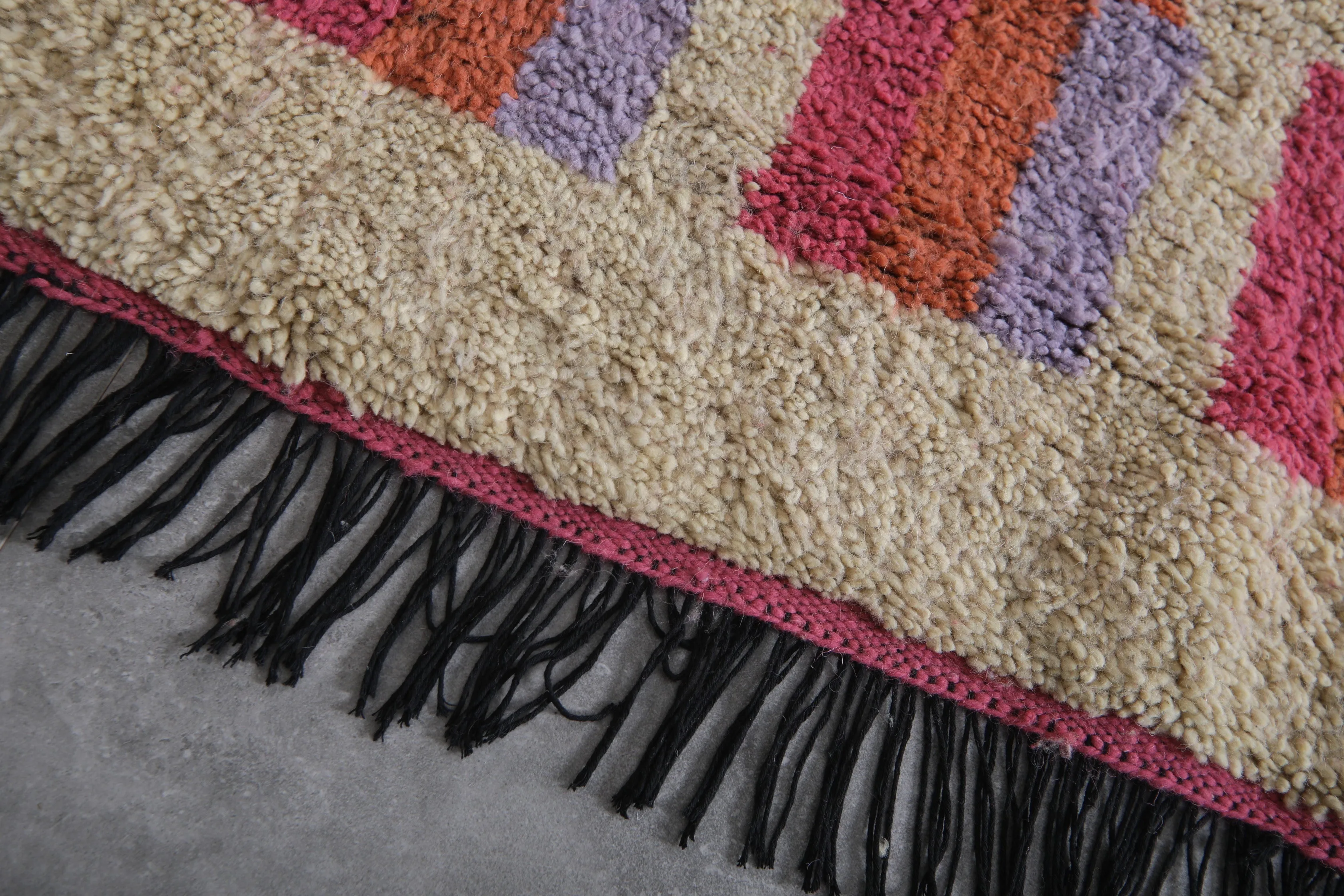 Custom Moroccan Berber rug - Authentic handmade Beni ourain rug