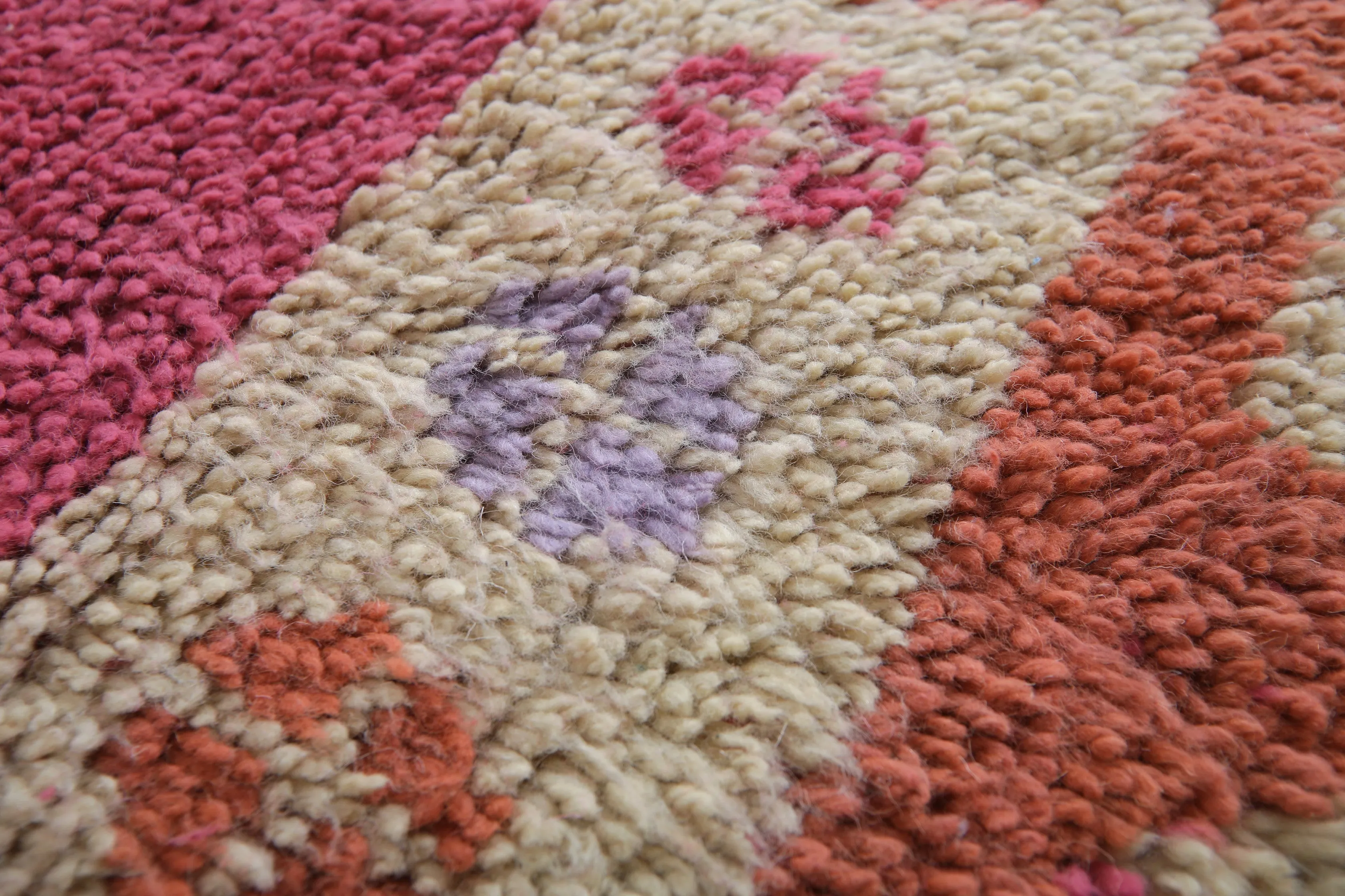 Custom Moroccan Berber rug - Authentic handmade Beni ourain rug