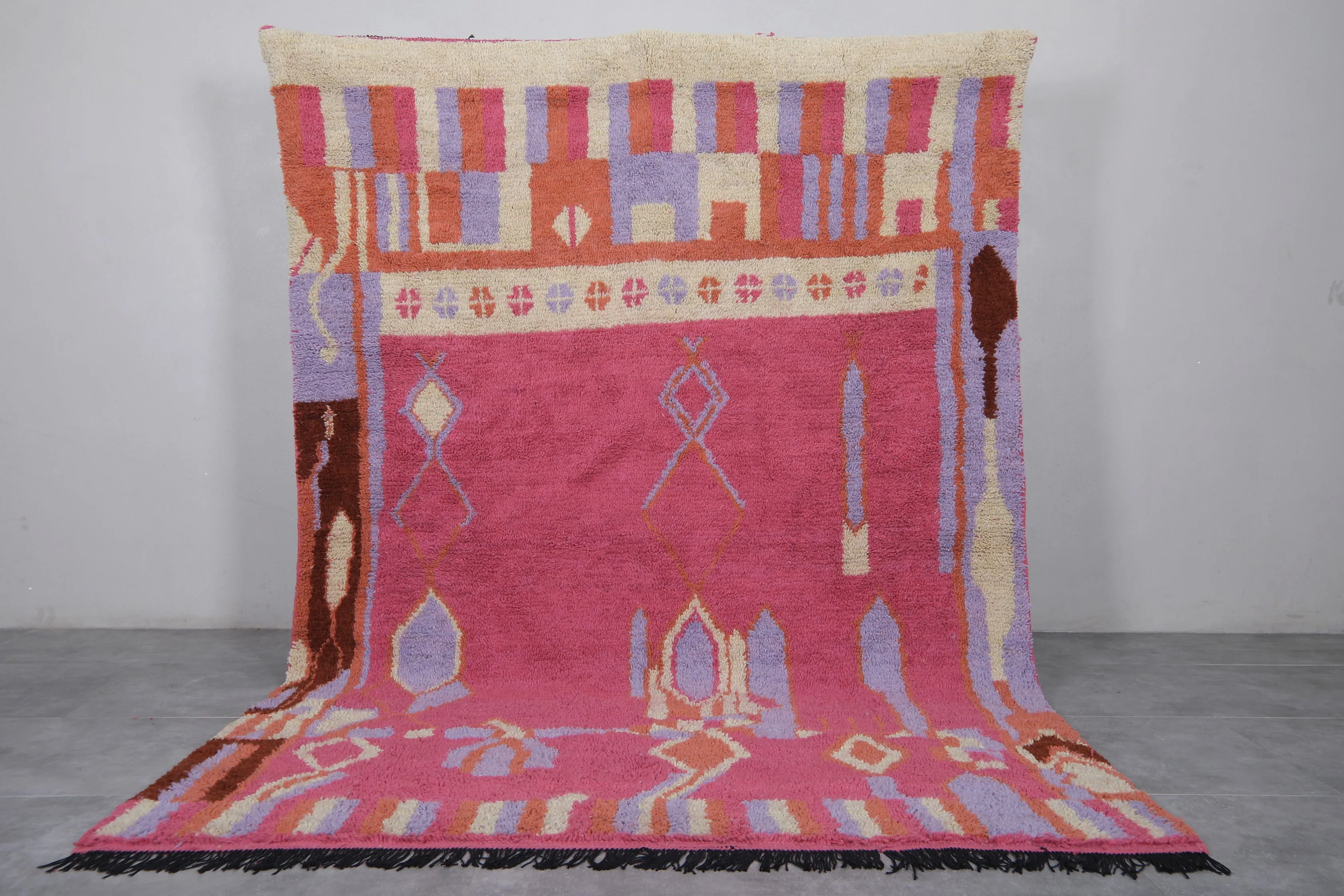 Custom Moroccan Berber rug - Authentic handmade Beni ourain rug