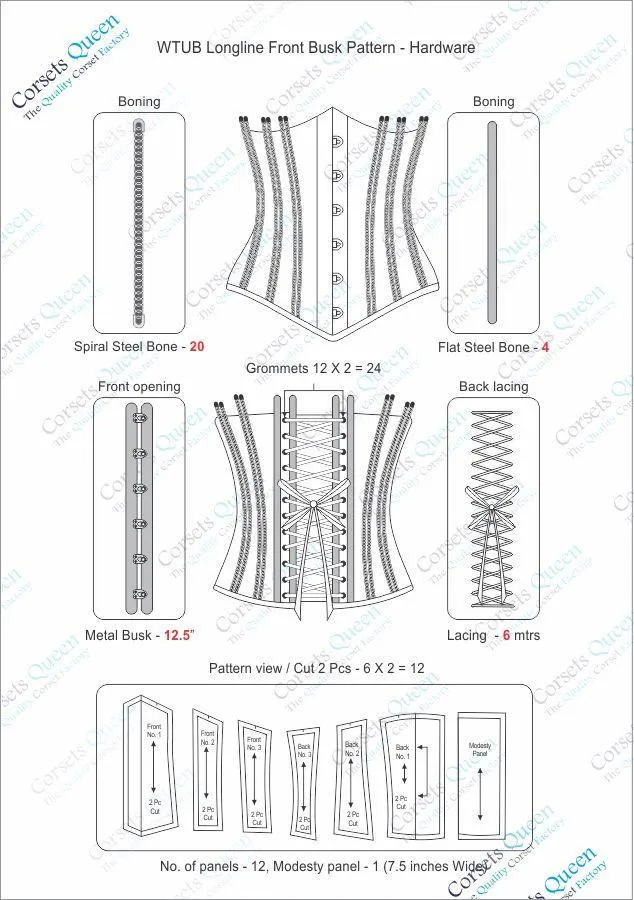 Danae Longline Waist Training Corset