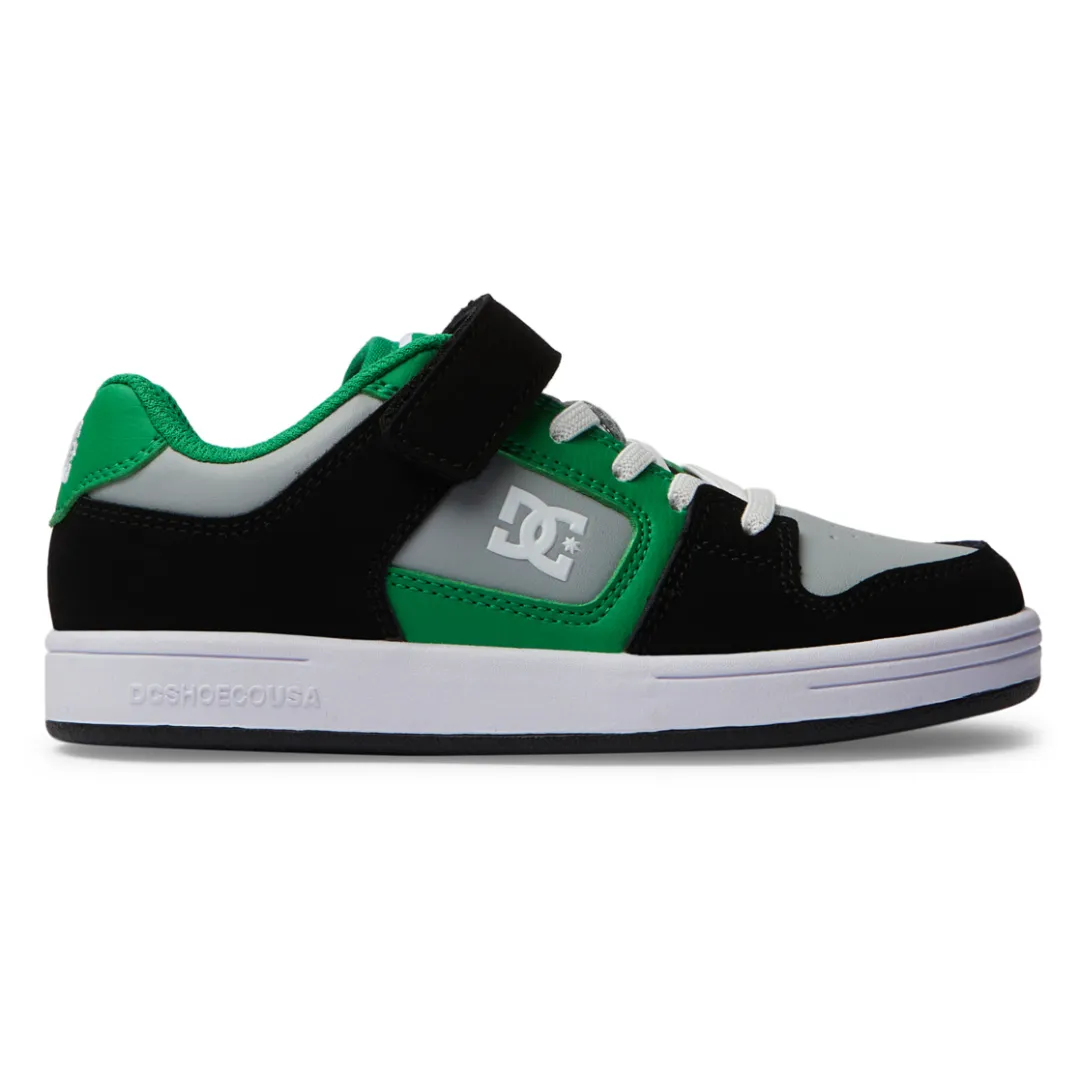 DC Youth Manteca 4 V Shoes - Black/Kelly Green