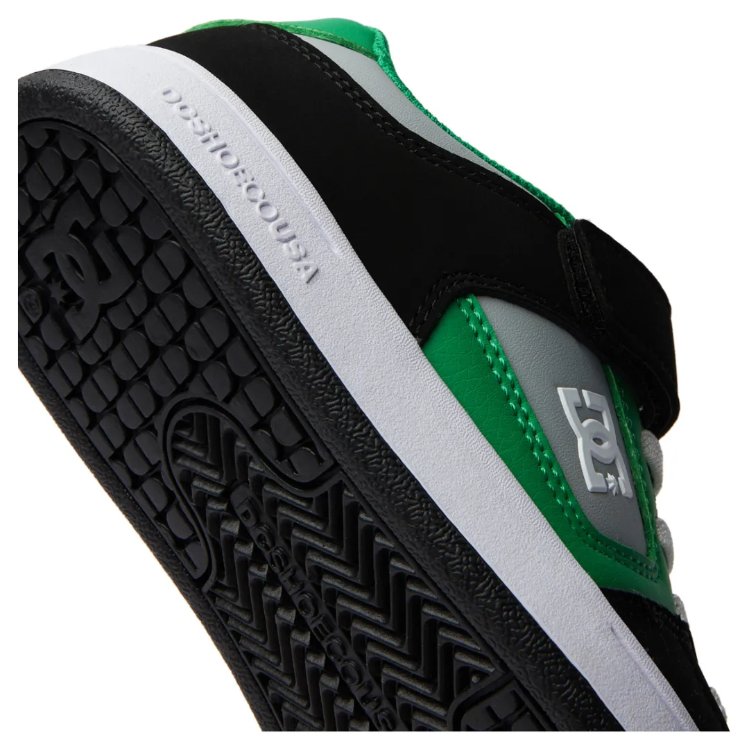 DC Youth Manteca 4 V Shoes - Black/Kelly Green